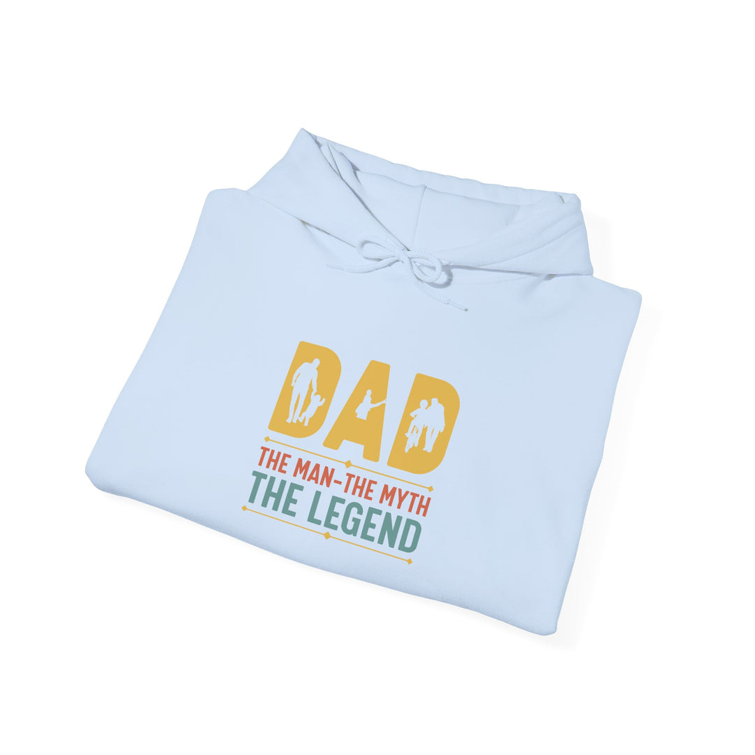 Dad’s Hooded Sweatshirt – Dad The Man The Myth The Legend Design