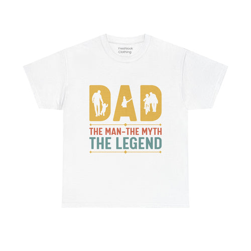 Dad's T-Shirt - Dad The Man The Myth The Legend Design
