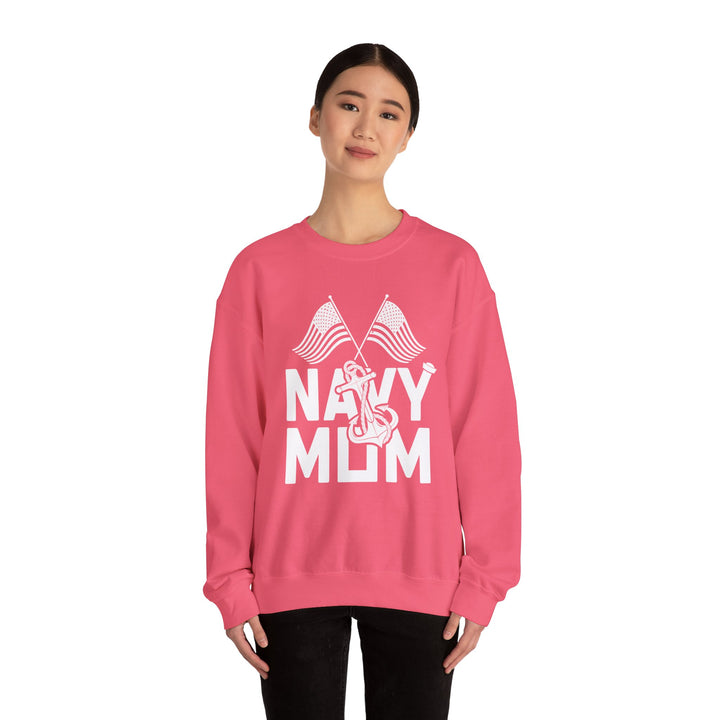 Mom's Sweatshirt - Navy Mom Design – Proud Military Family Apparel