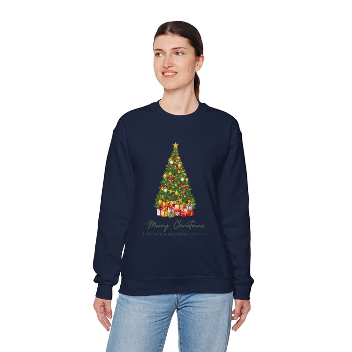 Christmas Tree Sweatshirt — Merry Christmas Holiday Crewneck