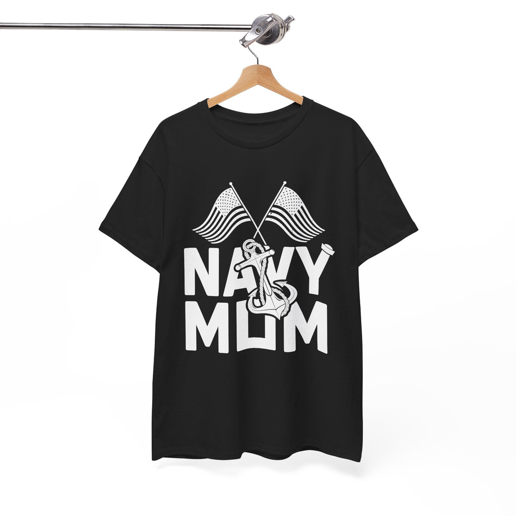 Mom T-Shirt – Navy Mom Design