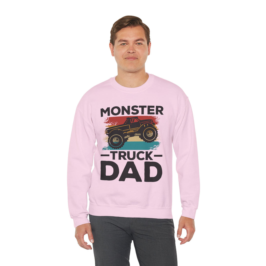 Dad’s Sweatshirt – Monster Truck Dad Design