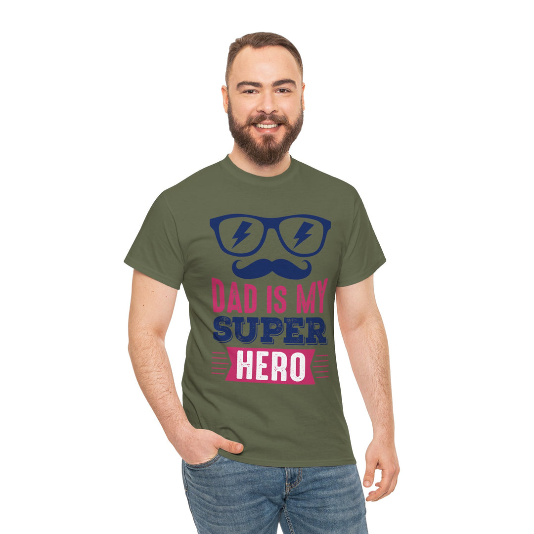 Dad's T-Shirt - Dad Is My Superhero Design