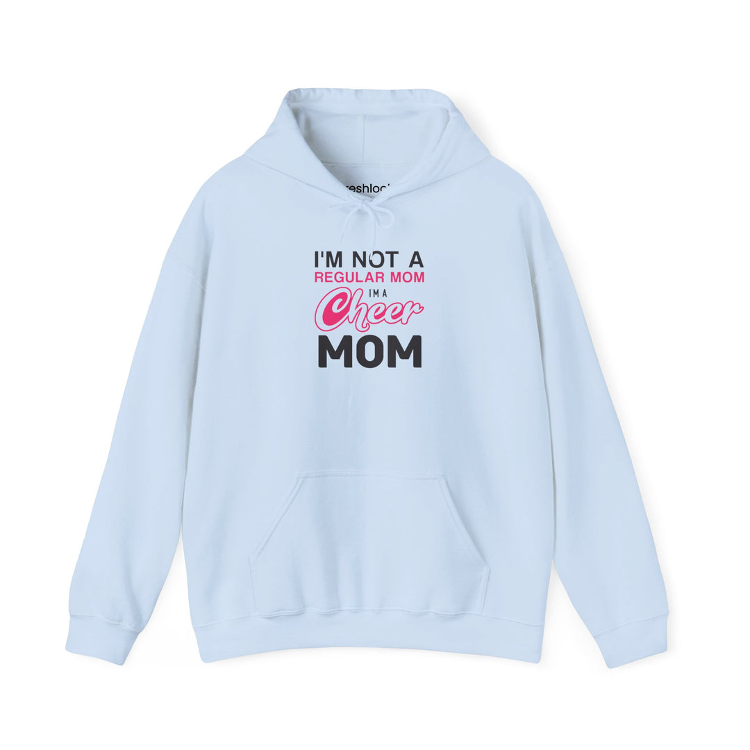 Mom's Unisex Hooded Sweatshirt - I'm Not a Regular Mom Design - Cheer Mom Hoodie