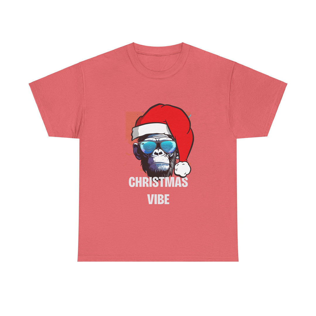 Christmas Vibe Gorilla Unisex Tee, Fun Christmas t-shirt