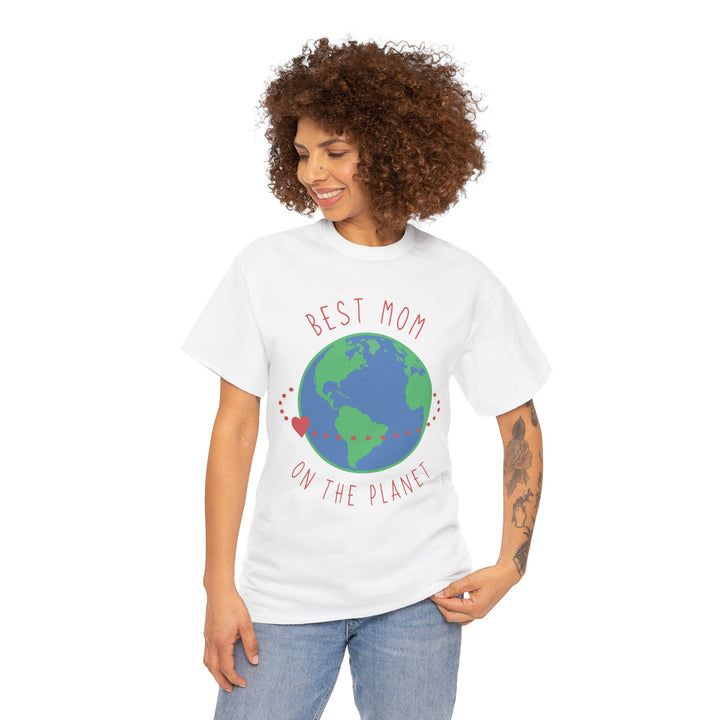 Mom T-Shirt - Best Mom on the Planet Design