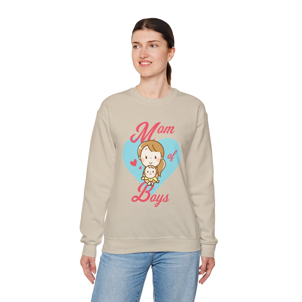 Mom Sweatshirt - Mom of Boys Design