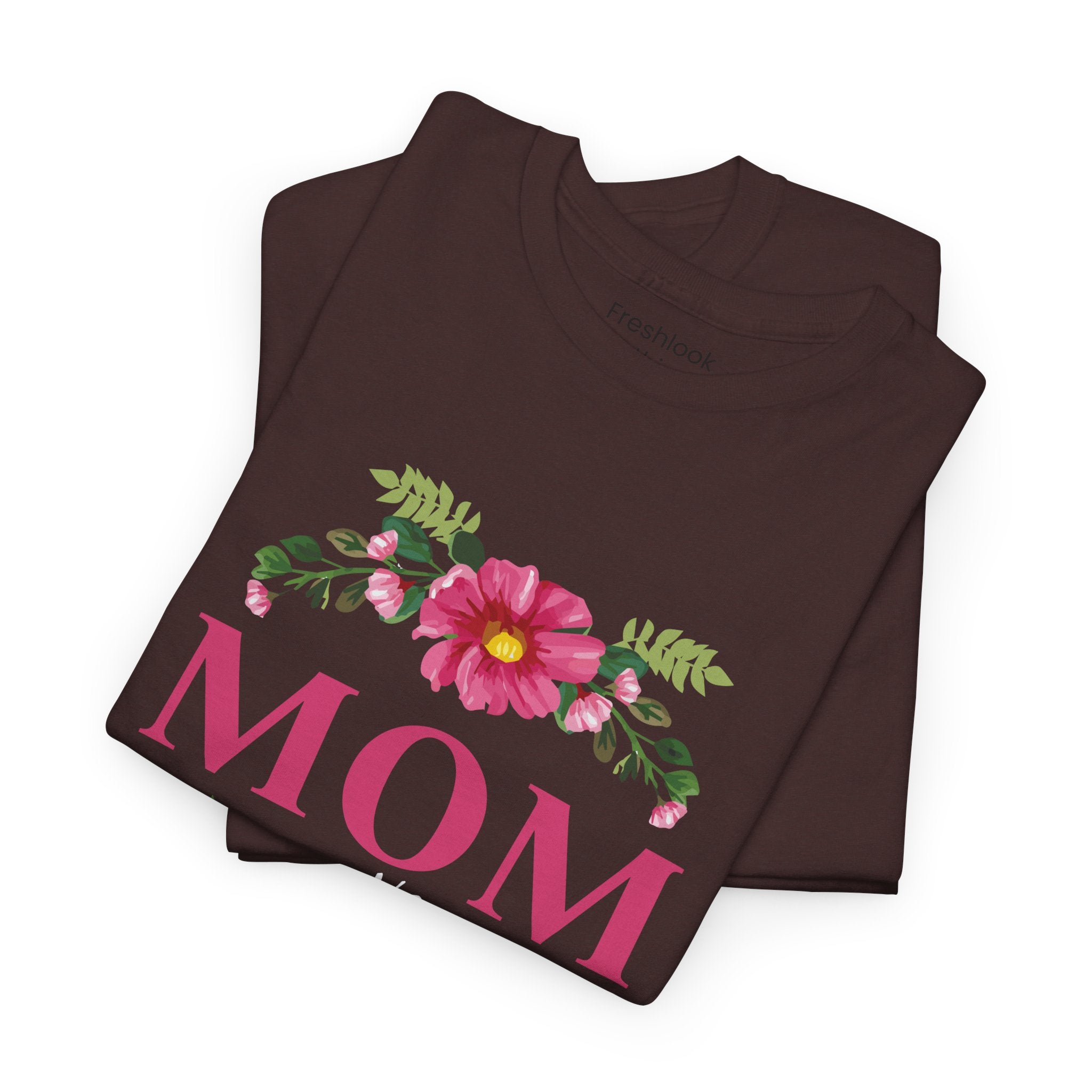 Mom T-Shirt – Mom You Are the Queen – Floral Design