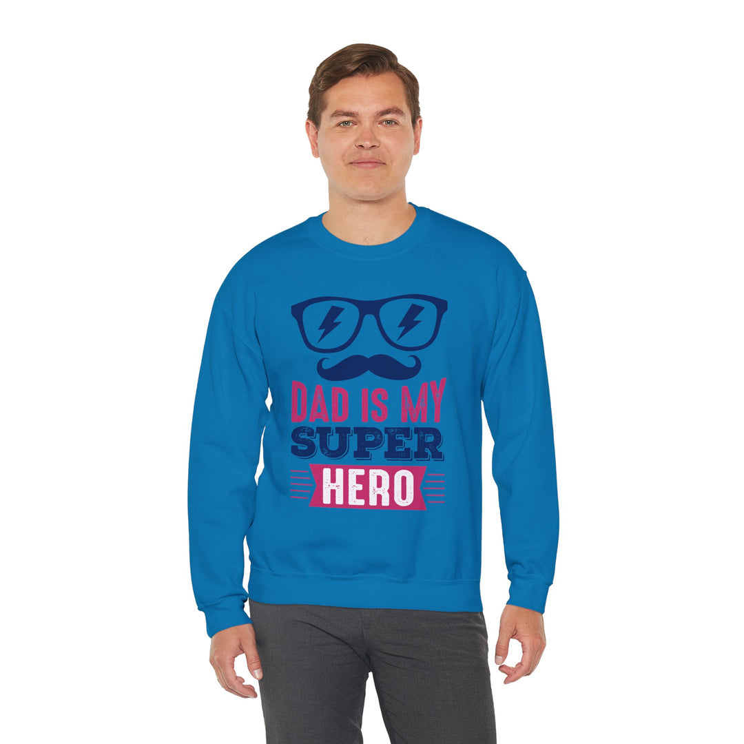 Dad’s Sweatshirt – Dad Is My Superhero Design