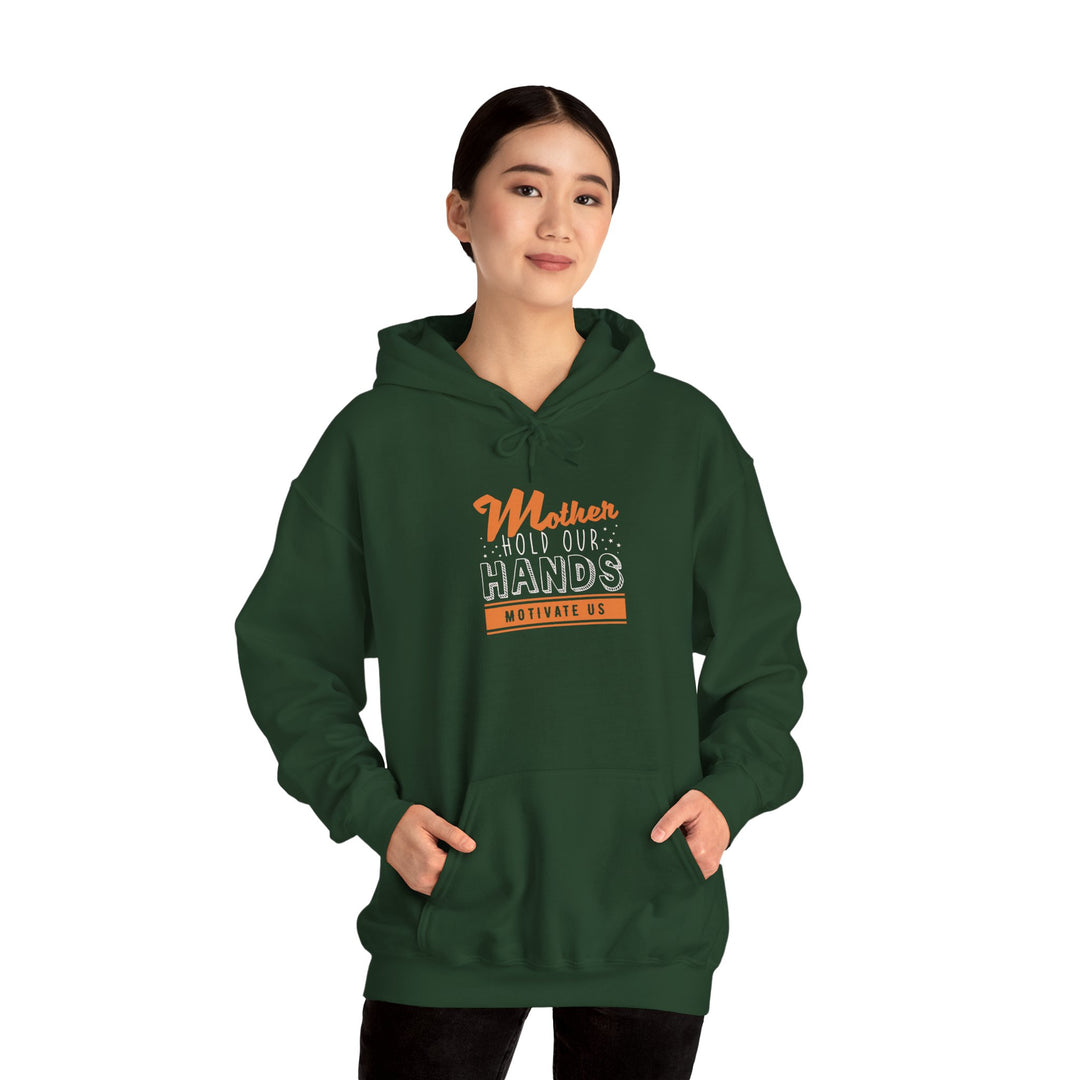 Mom's Hooded Sweatshirt – Mother Hold Our Hands - Motivate Us Design