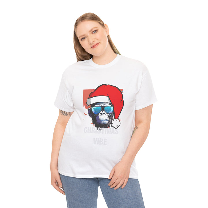 Christmas Vibe Gorilla Unisex Tee, Fun Christmas t-shirt