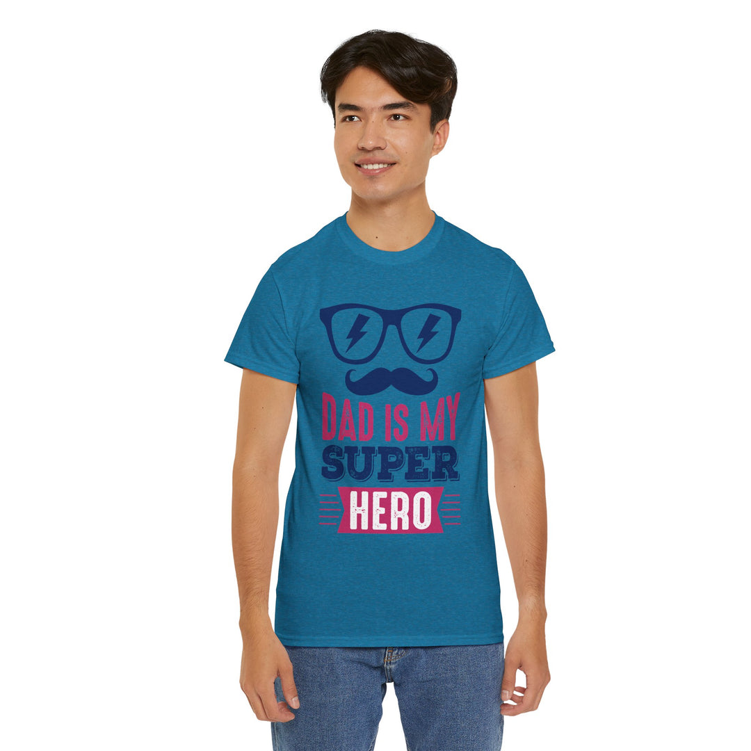 Dad's T-Shirt - Dad Is My Superhero Design