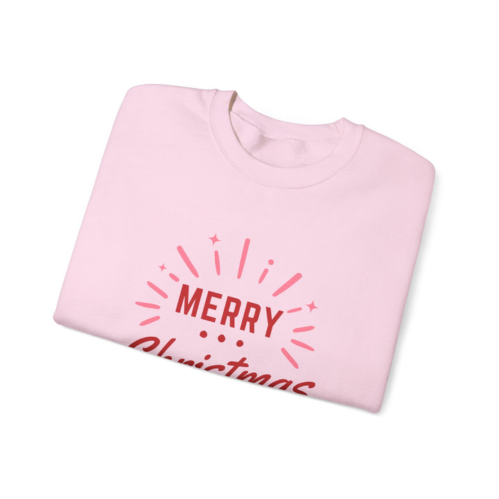 Christmas Sweatshirt — Merry Christmas Vibes Cozy Holiday Crewneck