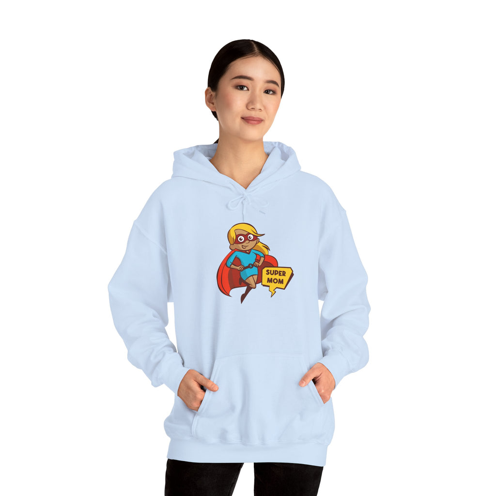 Mom's Unisex Hooded Sweatshirt - Super Mom Design