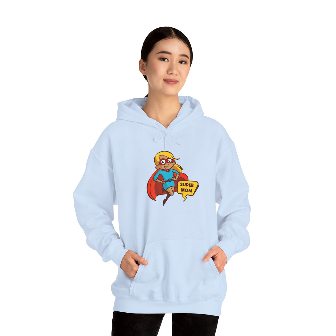 Mom's Unisex Hooded Sweatshirt - Super Mom Design