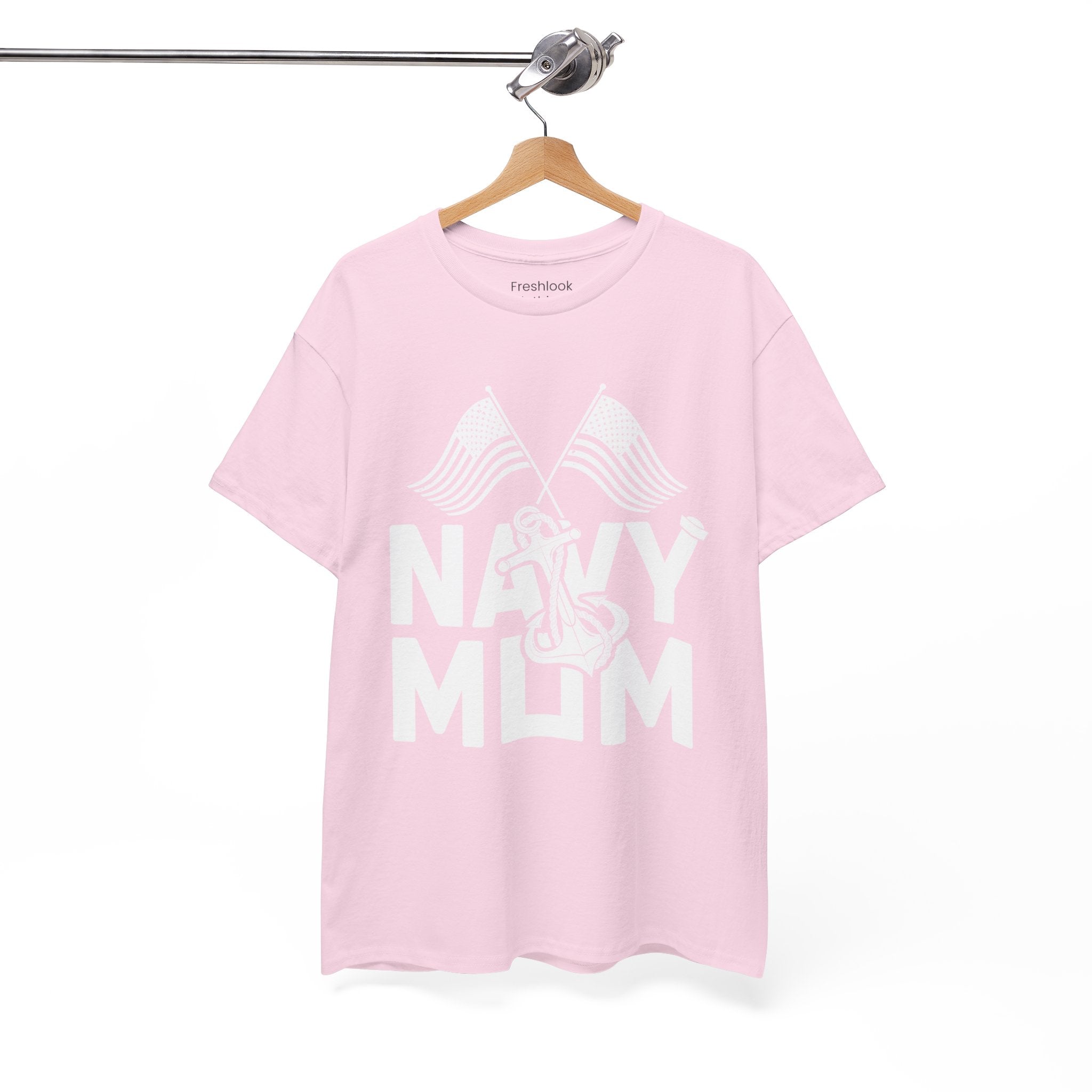 Mom T-Shirt – Navy Mom Design