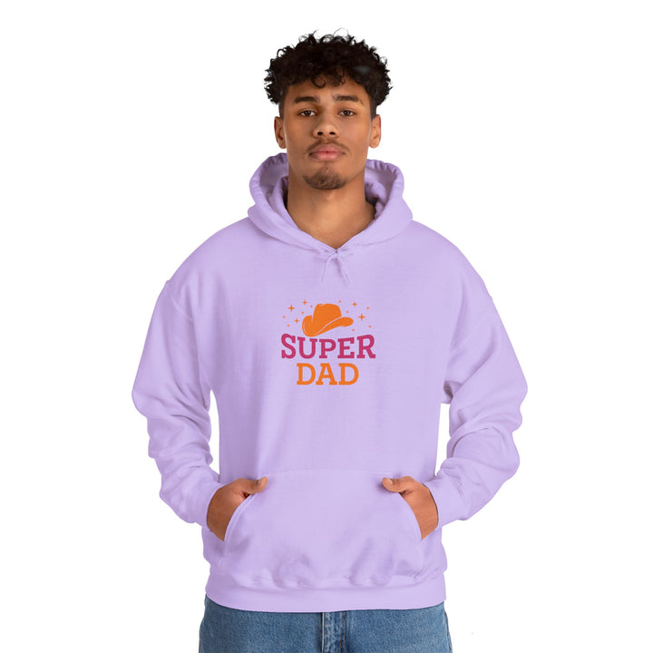 Dad’s Hooded Sweatshirt – Super Dad Design