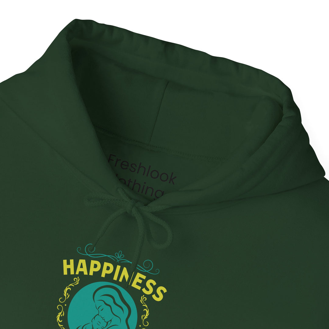 Mom's Hooded Sweatshirt – Happiness is Being a Mom Design