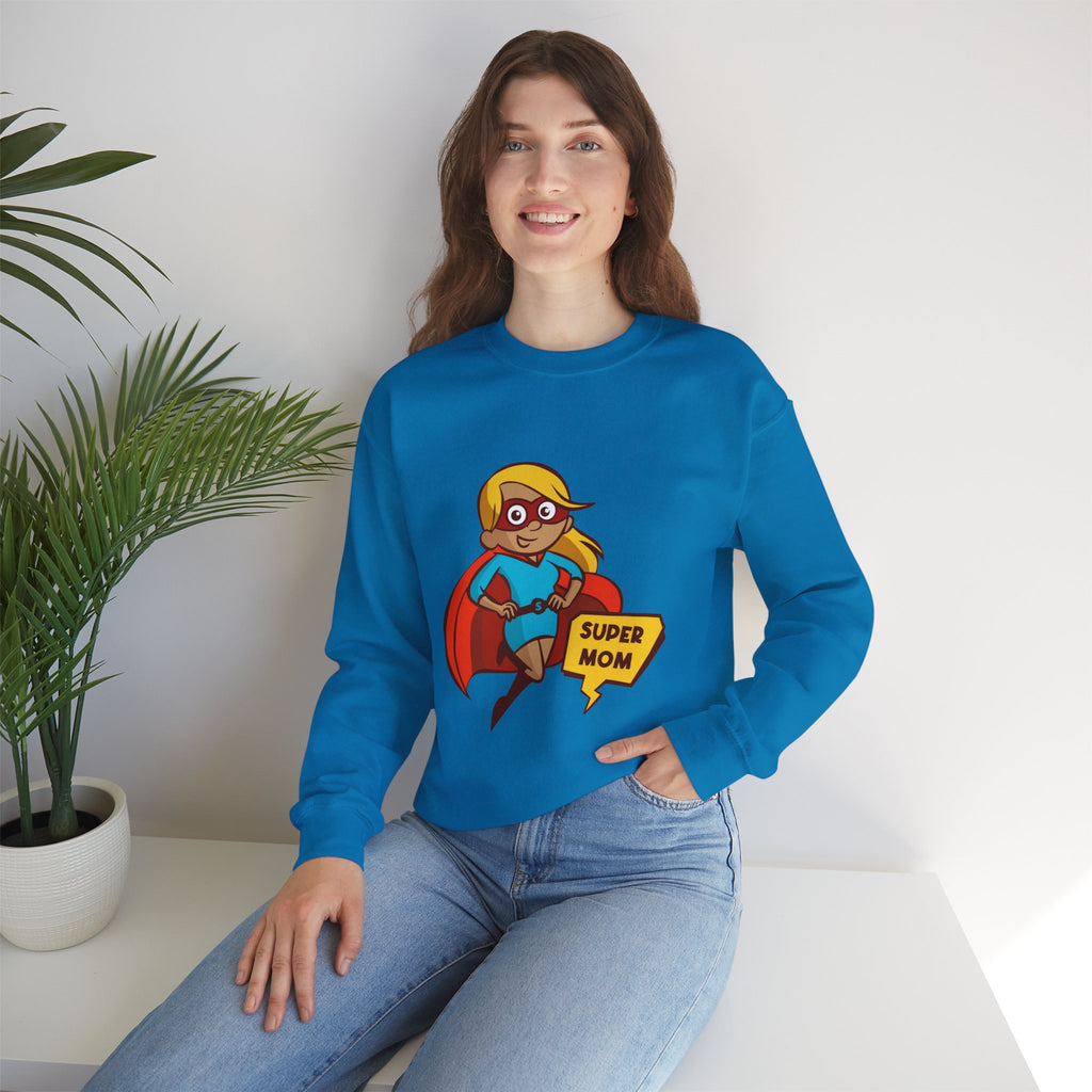 Mom Sweatshirt - Super Mom Design