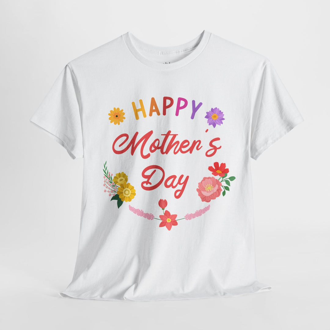 Mom T-Shirt - Happy Mother's Day Floral Design