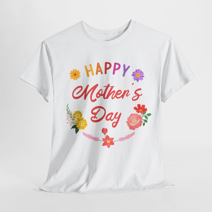 Mom T-Shirt - Happy Mother's Day Floral Design