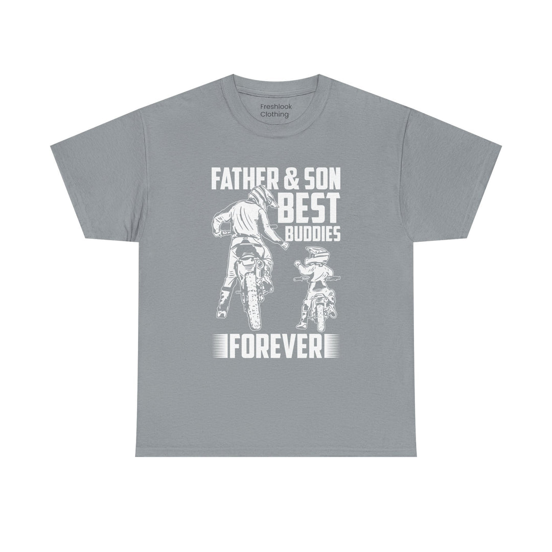 Dad's T-Shirt - Father & Son Best Buddies Forever Design