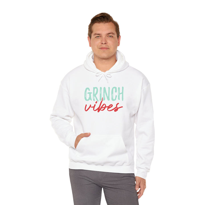 Grinch Vibes Unisex Hoodie - Cozy Holiday Sweatshirt for Christmas Spirit