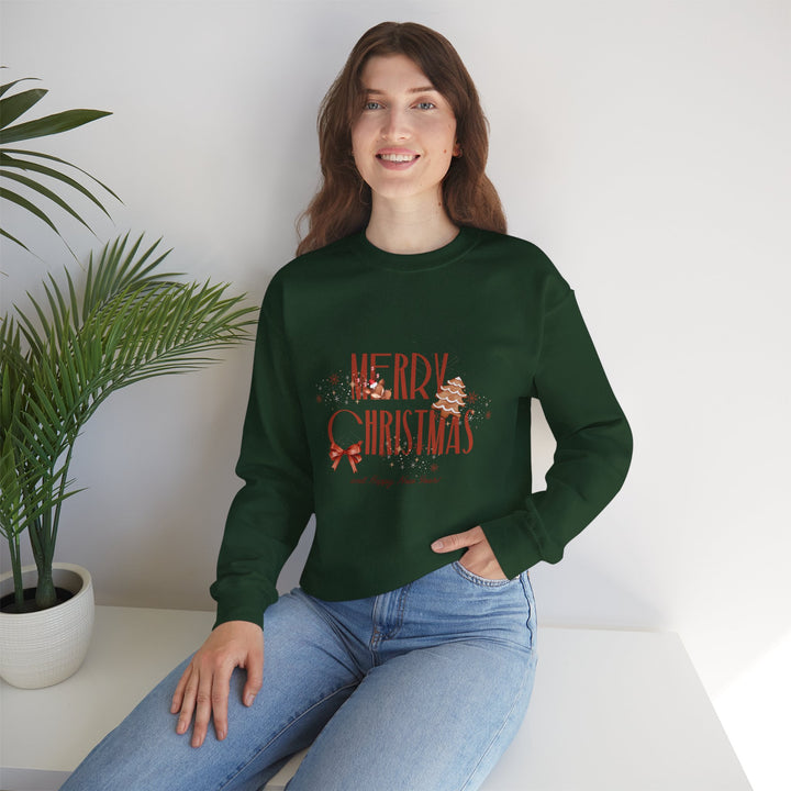 Merry Christmas Crewneck Sweatshirt – Vintage Holiday Graphic