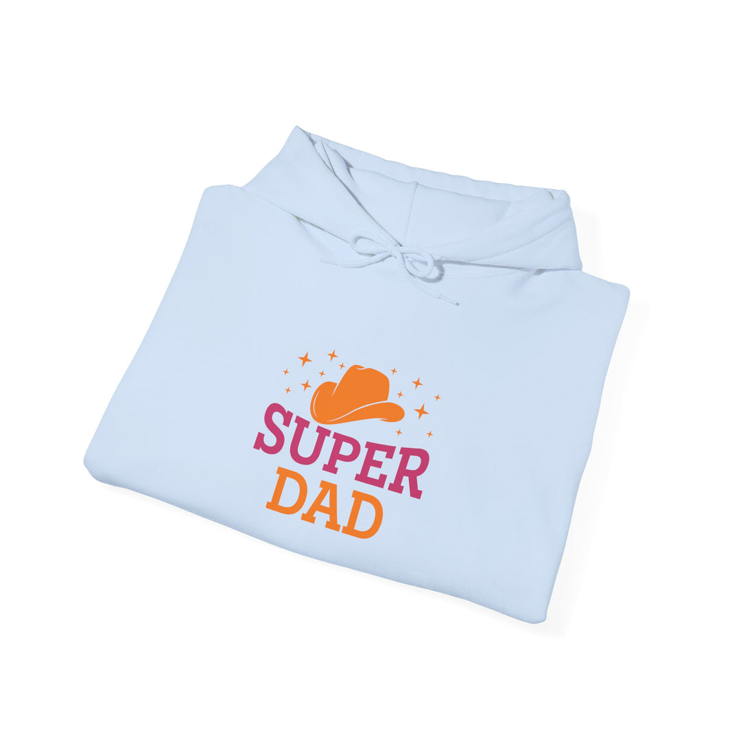 Dad’s Hooded Sweatshirt – Super Dad Design