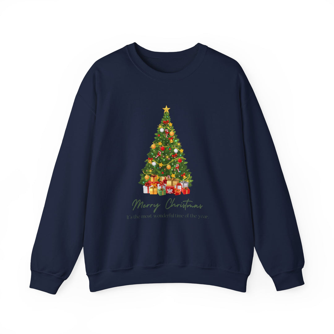 Christmas Tree Sweatshirt — Merry Christmas Holiday Crewneck