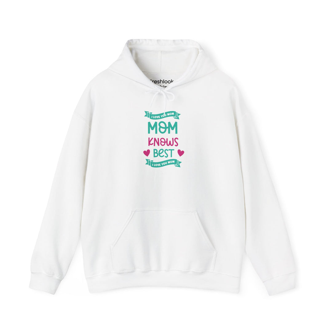 Mom's Hooded Sweatshirt – MOM Knows Best Design