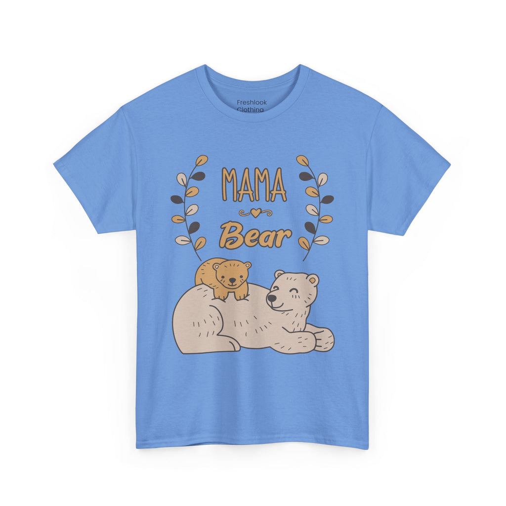 Mom T-Shirt - Mama Bear Design - Cute Bear Family Graphic Tee