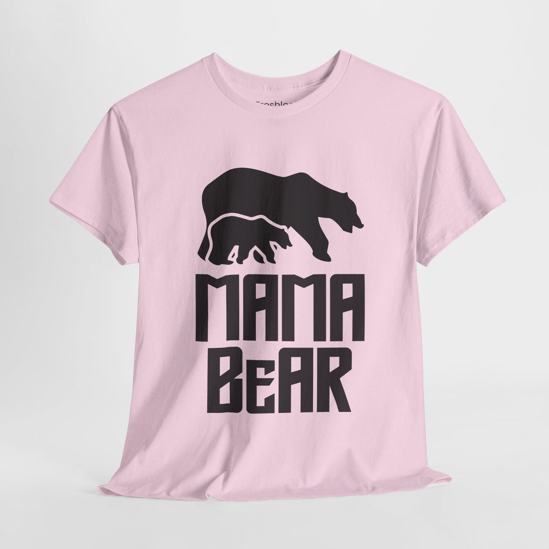 Mom’s T-shirt – Mama Bear Unisex Heavy Cotton Tee - Perfect Gift for Moms Design