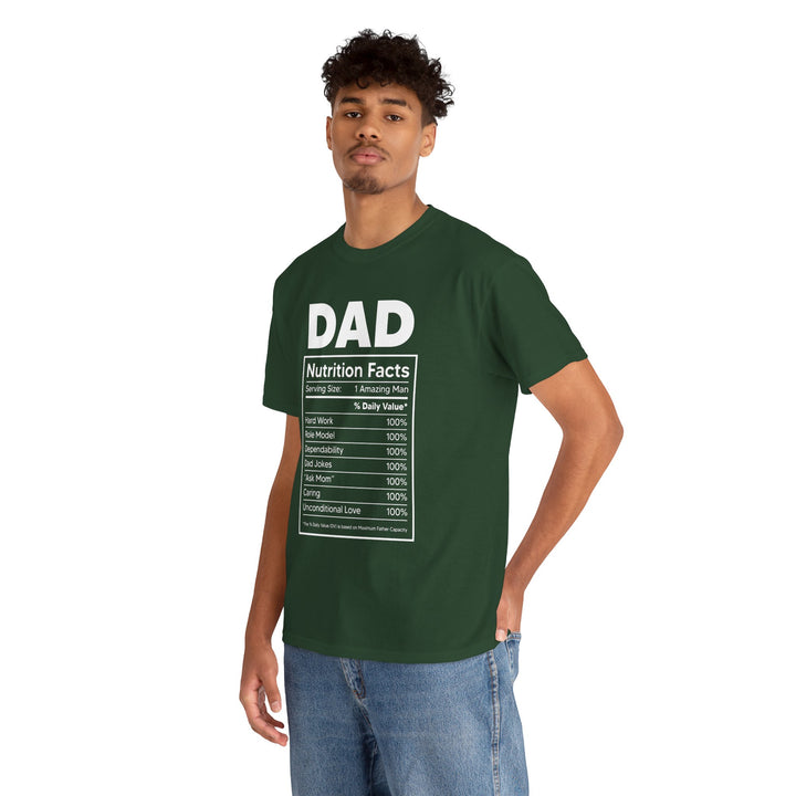 Dad's T-Shirt - Dad Nutrition Facts Design