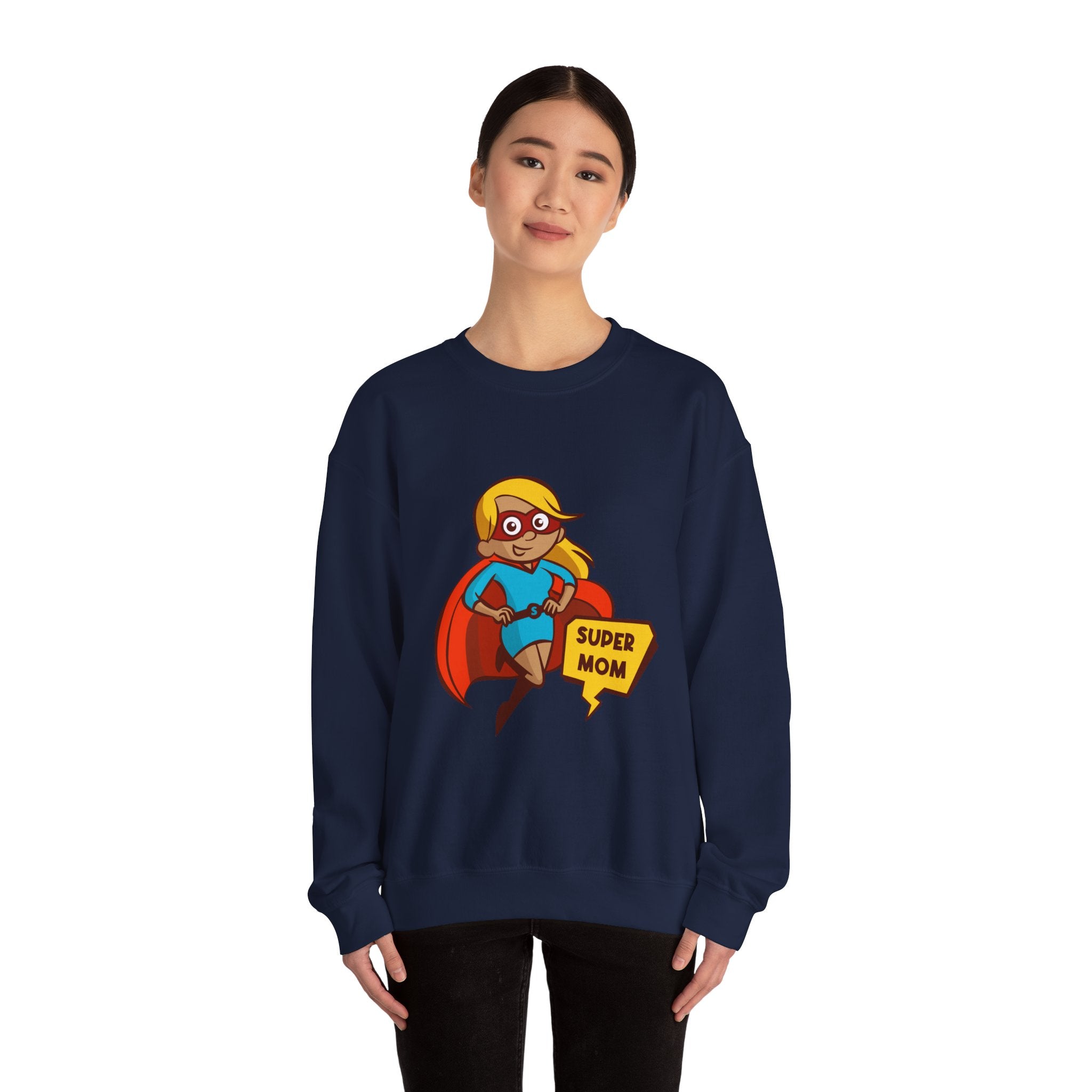 Mom Sweatshirt - Super Mom Design