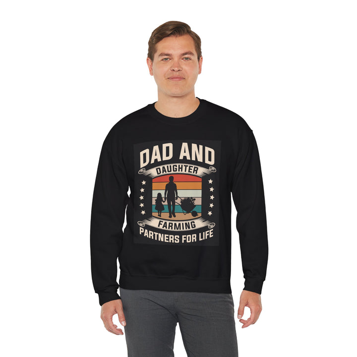 Dad’s Sweatshirt – Dad and Daughter Farming Partners For Life Design