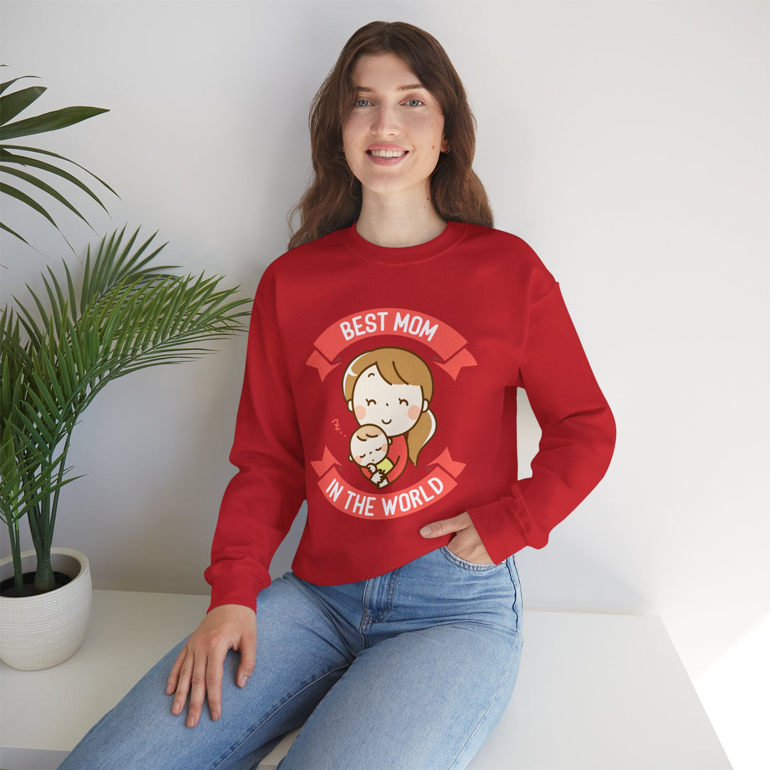 Mom's Sweatshirt - Best Mom in the World Design