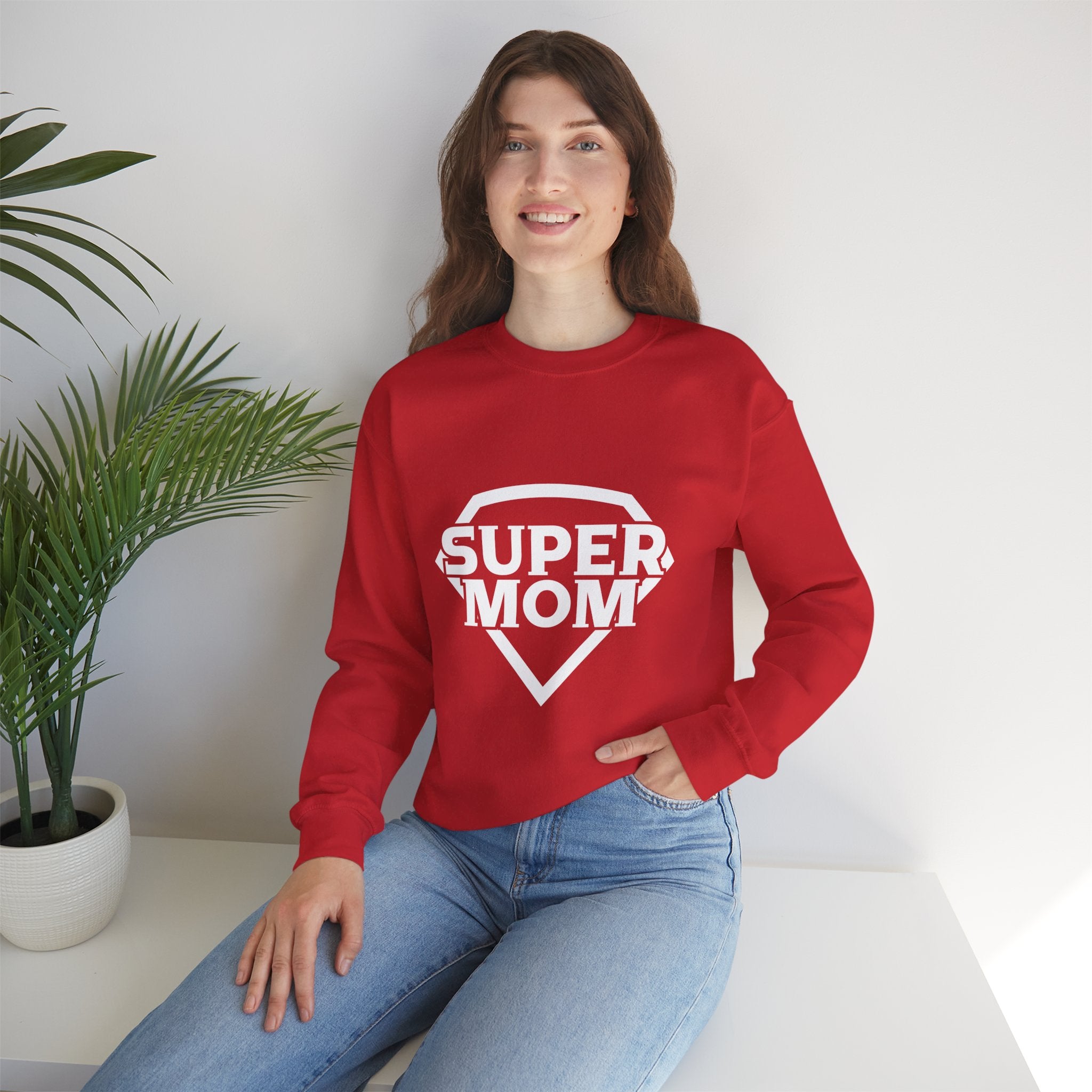 Mom Sweatshirt - Super Mom Design
