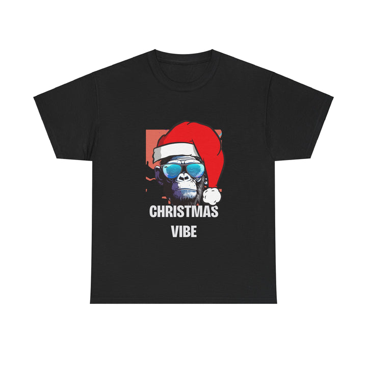 Christmas Vibe Gorilla Unisex Tee, Fun Christmas t-shirt