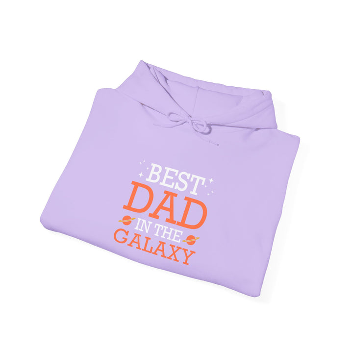 Dad’s Hooded Sweatshirt – Best Dad in the Galaxy Design