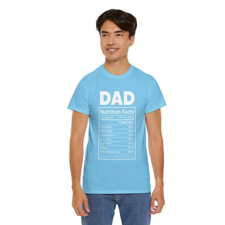 Dad's T-Shirt - Dad Nutrition Facts Design