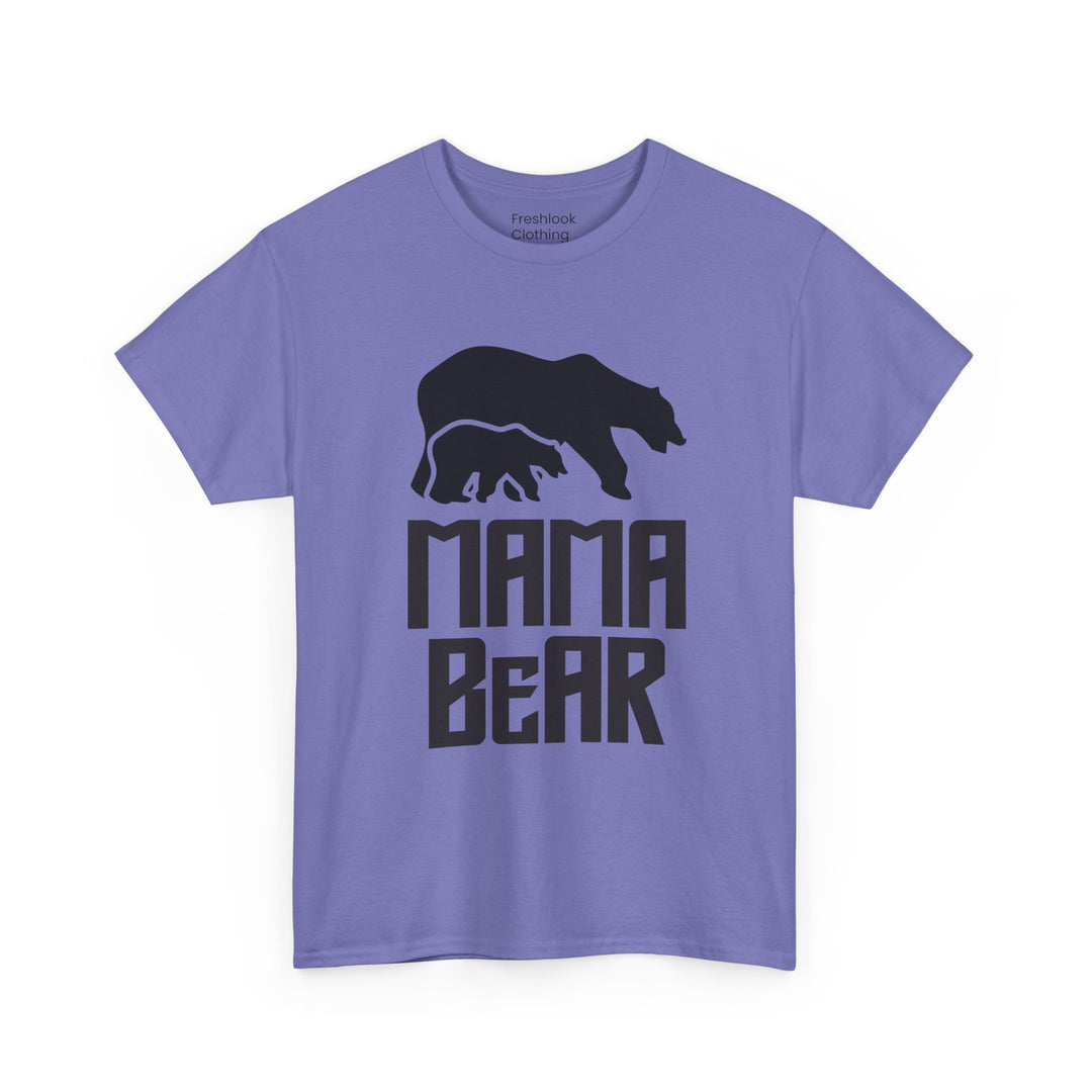 Mom’s T-shirt – Mama Bear Unisex Heavy Cotton Tee - Perfect Gift for Moms Design