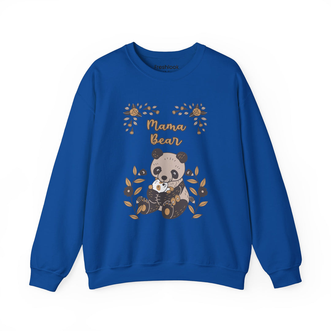 Mom's Sweatshirt - Mama Bear - Cozy Oversized Fit for Animal Lovers Design