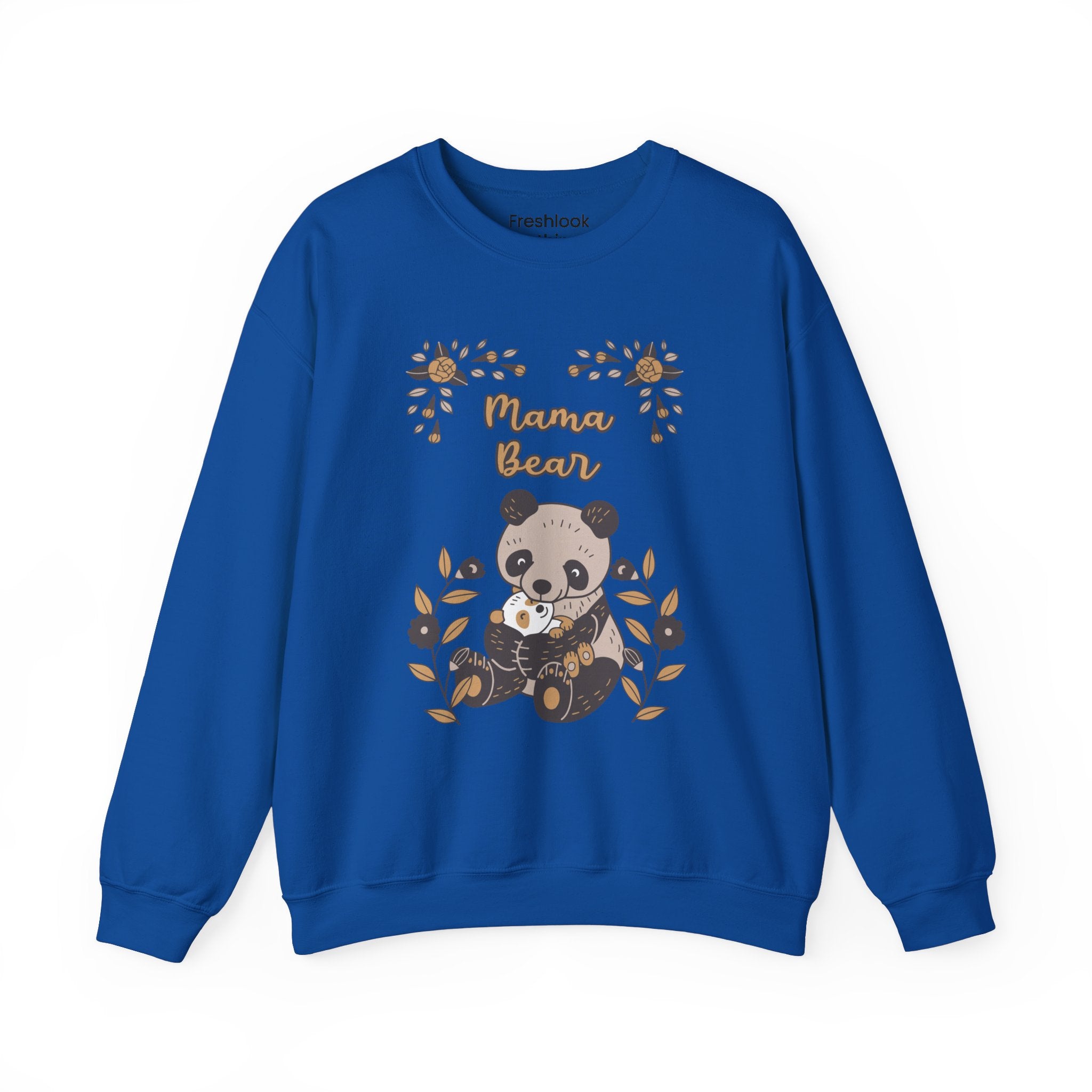 Mom's Sweatshirt - Mama Bear - Cozy Oversized Fit for Animal Lovers Design