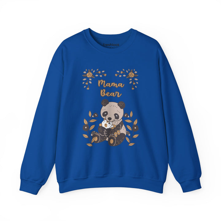 Mom's Sweatshirt - Mama Bear - Cozy Oversized Fit for Animal Lovers Design