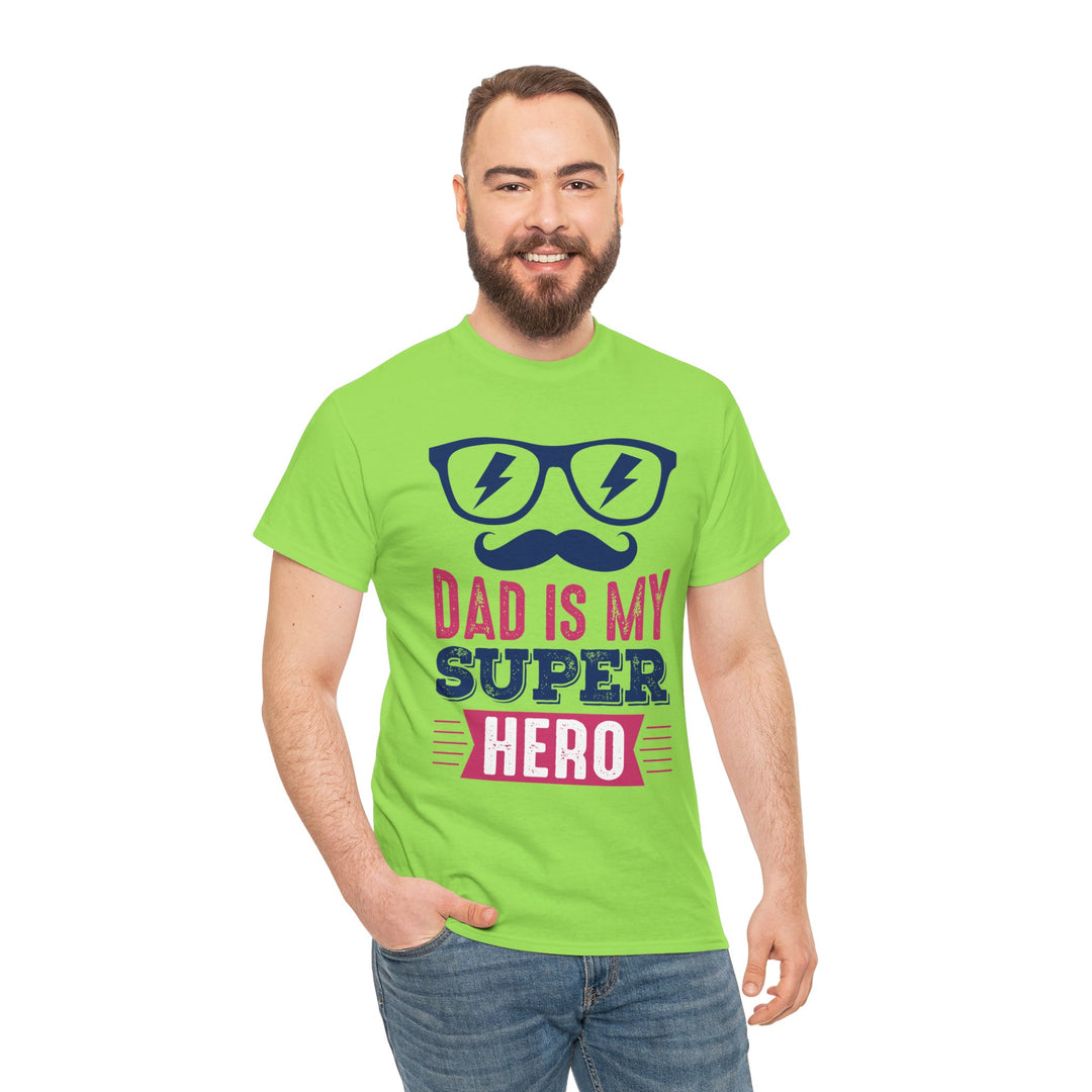 Dad's T-Shirt - Dad Is My Superhero Design