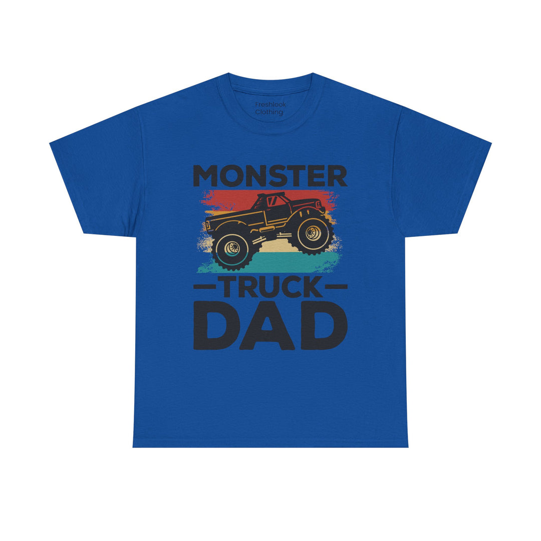 Dad's T-Shirt - Monster Truck Dad Design