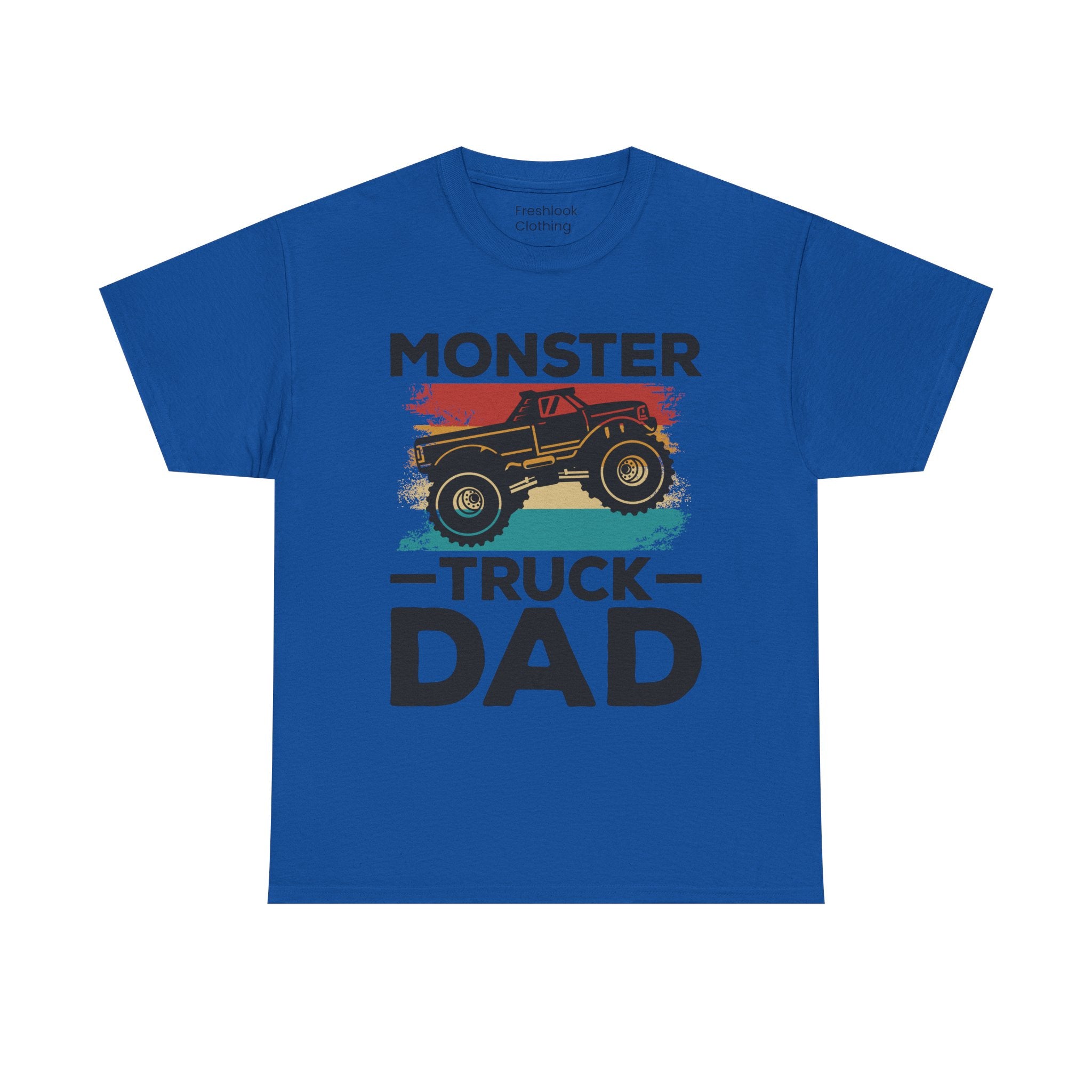 Dad's T-Shirt - Monster Truck Dad Design