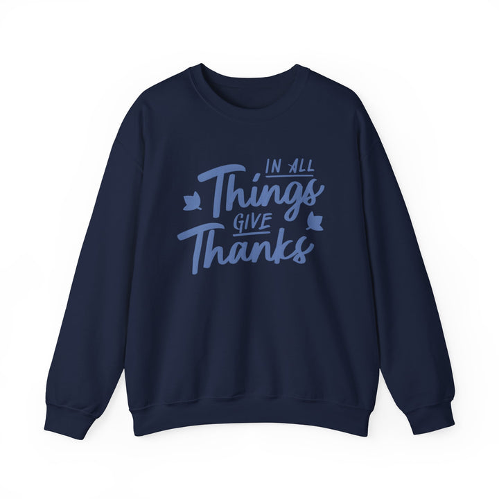 In All Things Give Thanks Design