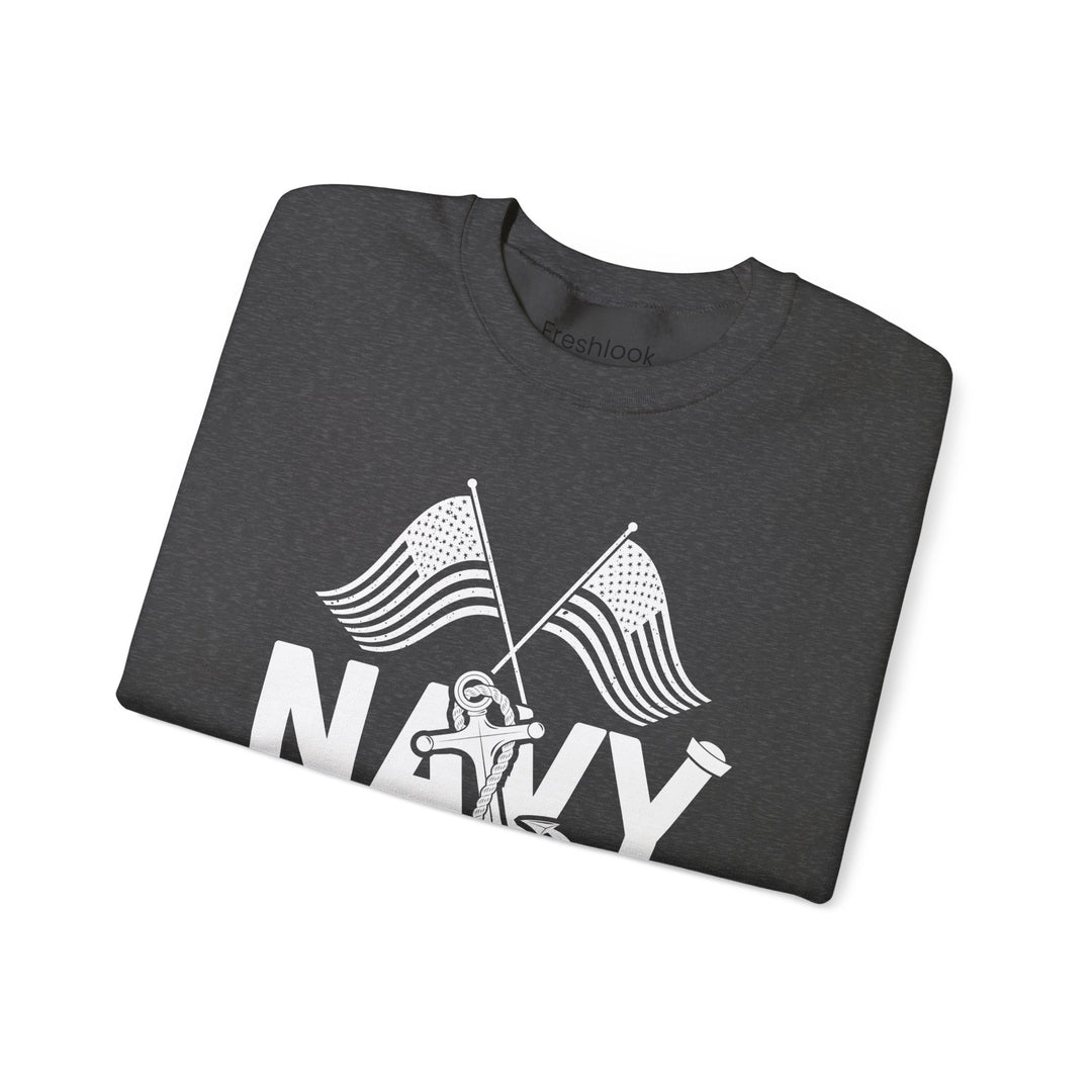 Mom's Sweatshirt - Navy Mom Design – Proud Military Family Apparel